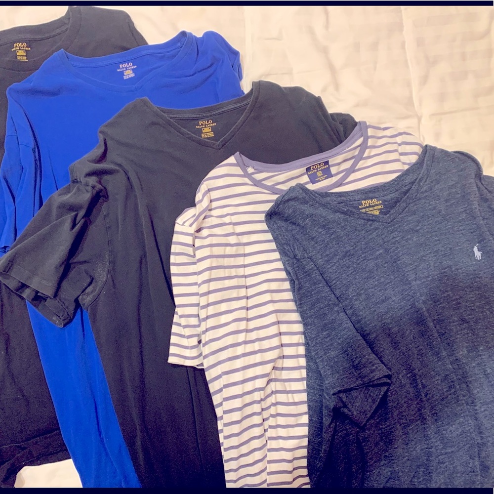 5 Polo Ralph Lauren tee’s